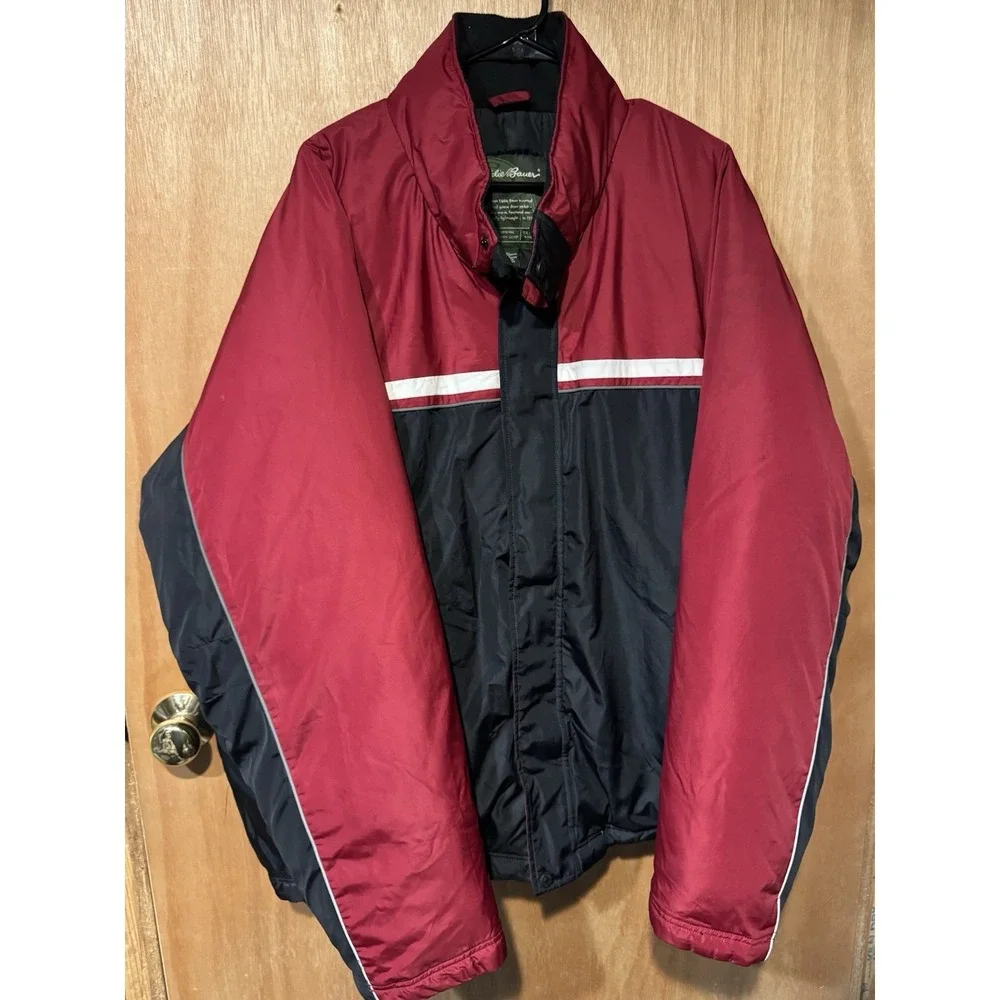 Eddie Bauer Goose Down Quilted Jacket Men's XxLarge Heavy Winter